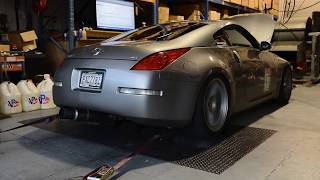 Tomei Expreme TI Full Exhaust 350Z On The Dyno [upl. by Dlarrej]