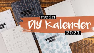 Mein DIY Kalender 2021  ausdrucken binden personalisieren [upl. by Car]