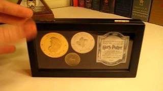 Harry Potter  Noble Collection  The Gringotts Bank Coin Collection [upl. by Edualc]