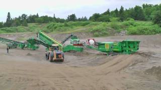 McCloskey Portable Crushing Spread  Jaw Cone Screener amp Stackers [upl. by Penelope]