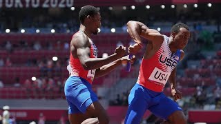 US DOMINATES Mens 4x400 Relay FINAL  Tokyo 2024 Highlights [upl. by Ymeraj]