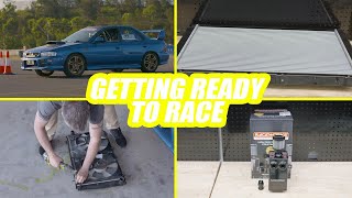 Budget Track Hack WRX  Radiator and Catch Can Install  Ready to Race [upl. by Halimaj]