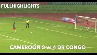 Cameroon 3 vs 4 DR Congo UNIFFAC U20 Africa Nations 2025 Qualifiers Penalties Highlights amp Goals [upl. by Shakti]