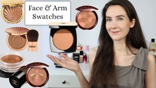 🌞 BEST BRONZERS Summer 2022  Arm and Face swatches  speed reviews [upl. by Lyons]