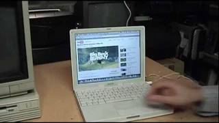 Apple iBook G4 unboxing test amp first impressions [upl. by Atiuqal]