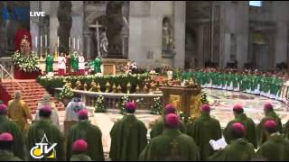 credo in unum deum  closing mass of the synod of bishops  28102012 2 [upl. by Suzanna367]