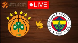 🔴 Live Panathinaikos vs Fenerbahce  EuroLeague 20232024  Live Play by Play Scoreboard [upl. by Aihseyt366]