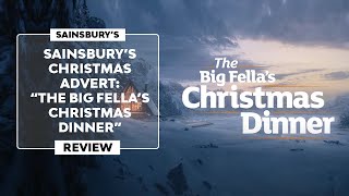 ▷SAINSBURYS CHRISTMAS ADVERT 2023  “The Big Fella’s Christmas Dinner” [upl. by Zeuqram]