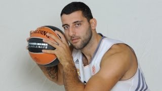 Block of the night Ioannis Bourousis Real Madrid [upl. by Llerrac]