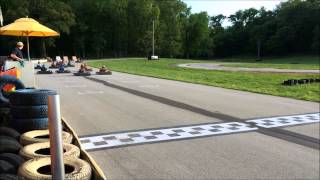 MAKES race 3 le mans start  VIR Kart Track 5314 [upl. by Alemahs]