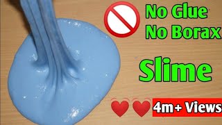 How To Make Slime Without Glue Or Borax l How To Make Slime With Flour and Sugar l DIY No Glue Slime [upl. by Oiceladni814]