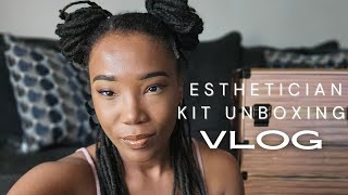 unboxing 2024 student esthetician kit  what I bought [upl. by Cutcheon]