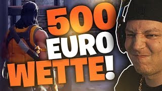 Wer ÜBERLEBT am längsten 500 Euro Wette Fortnite  SpontanaBlack [upl. by Yorel627]