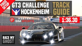 iRacing track guide  Hockenheimring GP GT3 Challenge  GT Sprint [upl. by Mccourt]