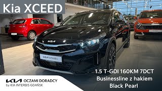 Kia XCEED MY2024 15 TGDI 160KM 7DCT wersja Businessline w kolorze Black Pearl z HAKIEM VERTICAL [upl. by Richella]