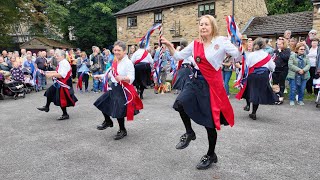 Sowerby Bridge Morris Dancers at Rushbearing 2024 [upl. by Holtz155]