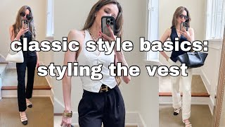 How to Style a Vest 🌞 Wearable Summer Fashion Trends 2024 [upl. by Afirahs966]