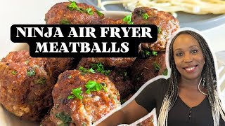 Ninja Air Fryer Meatballs [upl. by Aicirtak]