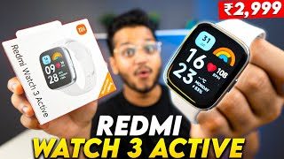 Best Smartwatch under ₹3000 for Fitness and Style  REDMI WATCH 3 Active Unboxing amp Review [upl. by Aerdnaxela526]