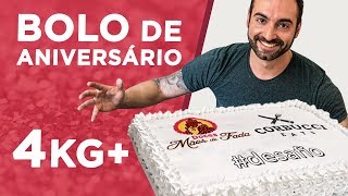 Desafio do Bolo de Aniversário INTEIRO 4kg 14000kcal [upl. by Acilgna81]