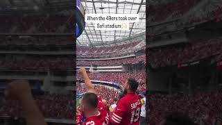 Throwback to the niners taking over Sofi Stadium Via TT betr 49ers nfl [upl. by Erminia80]