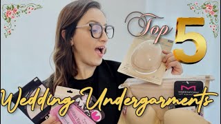 Top 5 Wedding Dress Undergarments [upl. by Noxas939]