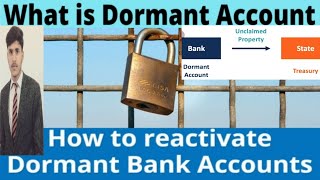 What is Dormant Account How to activate why bank account turned to dormancy [upl. by Eneli]