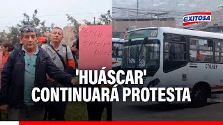 🔴🔵Empresa Huáscar continuará con protestas este martes 24 de septiembre ante extorsiones [upl. by O'Mahony]