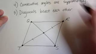 Properties of Parallelograms with practice [upl. by Enalahs]