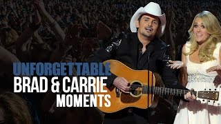 8 Unforgettable Brad Paisley Carrie Underwood CMA Moments [upl. by Asus]