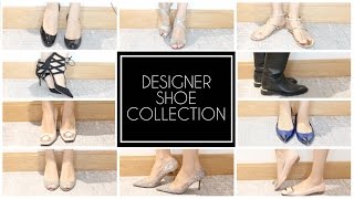 DESIGNER SHOE COLLECTION  Dior LV Aquazurra Louboutin Jimmy Choo Ferragamo  JASMINA PURI [upl. by Meade]