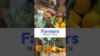 FARMERS MARKET RUN farmersmarket farmersmarketfinds foryou [upl. by Naoh66]