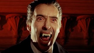 Christopher Lee as Dracula Bite Montage [upl. by Orling]