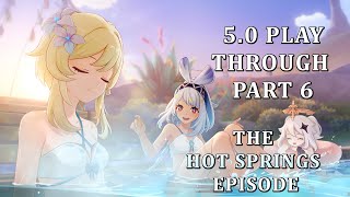 Genshin Impact 50 Natlan Part 6 The Long Awaited Hot Springs Episode [upl. by Llerehc]