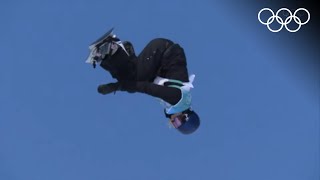 Anna Gasser defends her title 🏂  Womens big air final highlights  Snowboard Beijing 2022 [upl. by Fidelia]