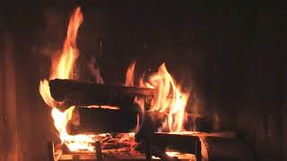 THE BEST FIREPLACE VIDEO WITH CHRISTMAS MUSIC  High Quality Real Fireplace with Sound  3 Hours [upl. by Anayad135]