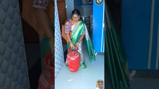 Gas cylinder comdey fun at home [upl. by Ennobe]