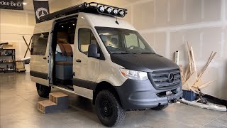 4x4 Sprinter camper van  Our favorite build so far [upl. by Arinayed388]