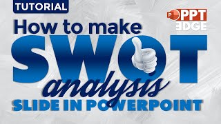 How to Create SWOT Analysis Slide in PowerPoint [upl. by Harp517]