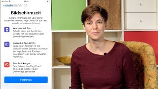 Bildschirmzeit als Kindersicherung nutzen So gehts iPhone [upl. by Teriann272]