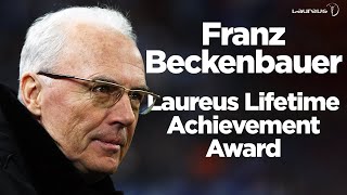 Franz Beckenbauer Speech  Laureus Lifetime Achievement Award [upl. by Cammi]