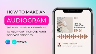 How to Create Engaging Audiograms with Canva amp Wavve Boost Your Podcast Promotion [upl. by Rockel]