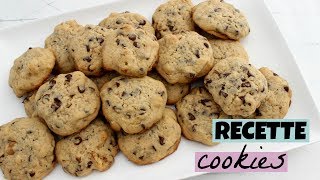 RECETTE  Cookies aux noix et pépites de chocolat [upl. by Hylton]