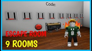 Roblox ESCAPE ROOM  9 ROOMS CODES by RPK BO  UPDATED [upl. by Botsford]