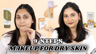 Makeup for Dry Skin  Fresh and Flawless Makeup in 9 Simple Steps  Nidhi Katiyar [upl. by Abla]