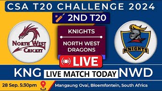 Knights vs North West Dragons  KNI vs NWD  2nd Match of CSA T20 Challenge 2024  LordGameYT [upl. by Negah]