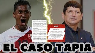 RENATO TAPIA quedó fuera de la SELECCIÓN por incumplimientos de la FEDERACIÓN PERUANA DE FÚTBOL [upl. by Kurtis]