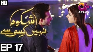 Shikwa Nahin Kissi Se  EP 17  Aplus  Shahroz Sabzwari Sidra Batool Ali Abbas  C4M1 [upl. by Sirromad]