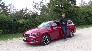 Fiat Tipo Kombi 2017 16 MultiJet Lounge Alltagstest  Review  Fahrbericht [upl. by Jolanta]