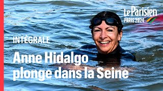 EN DIRECT  Suivez la baignade dAnne Hidalgo dans la Seine [upl. by Nhor17]